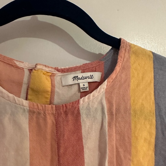 Madewell Striped Short Sleeve Shirt - Picture 4 of 4